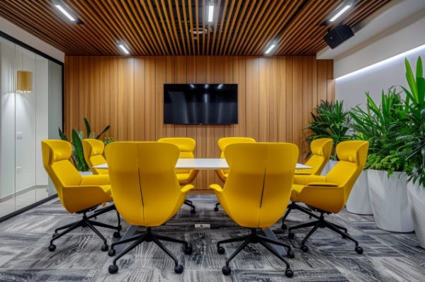 Wooden Boardroom Table